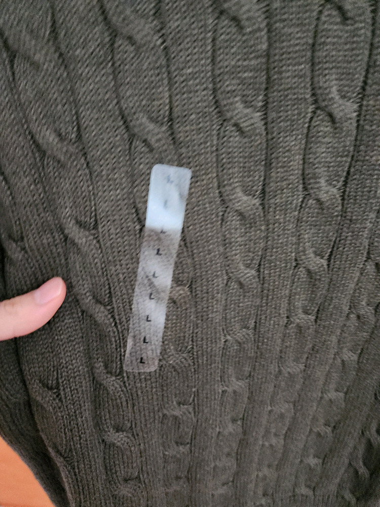 새상품 폴로 꽈배기 반팔 니트 팝니다.--5