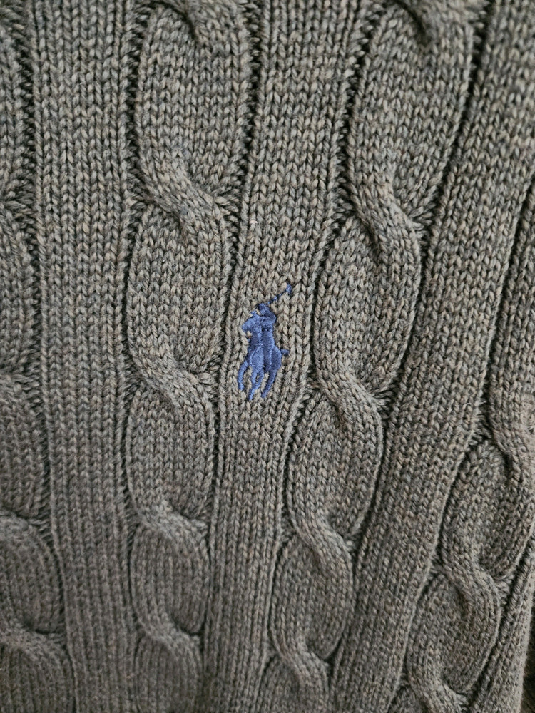 새상품 폴로 꽈배기 반팔 니트 팝니다.--6