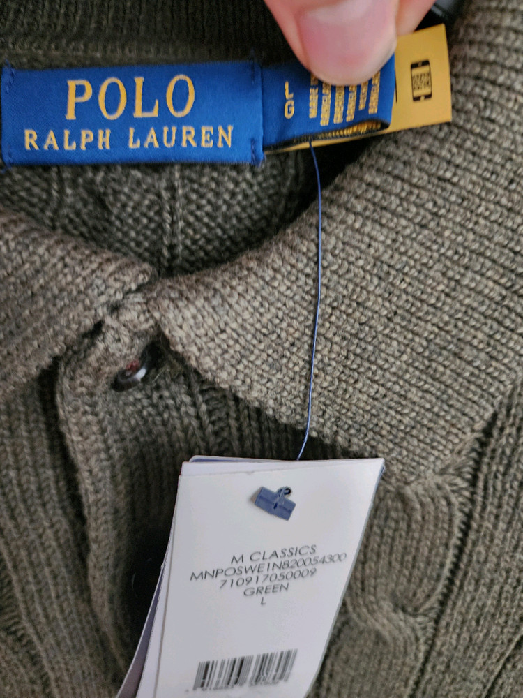 새상품 폴로 꽈배기 반팔 니트 팝니다.--9