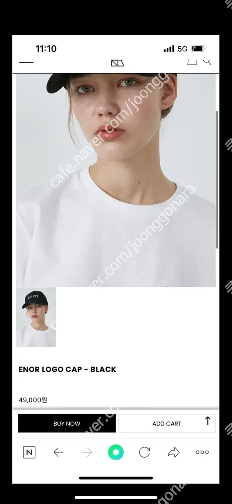 엔오르 볼캡 모자--1