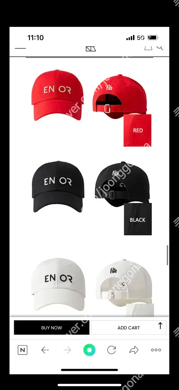 엔오르 볼캡 모자--7