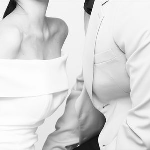 셀프웨딩 머메이드 슬림 드레스