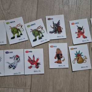 디지몬, 케로로, 메이플 띠부씰 판매합니다. 이미지