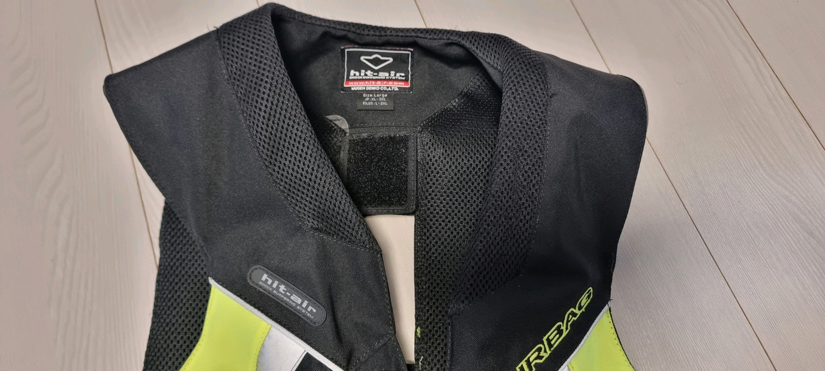 히트에어 에어백조끼 풀옵션 팔아요--3