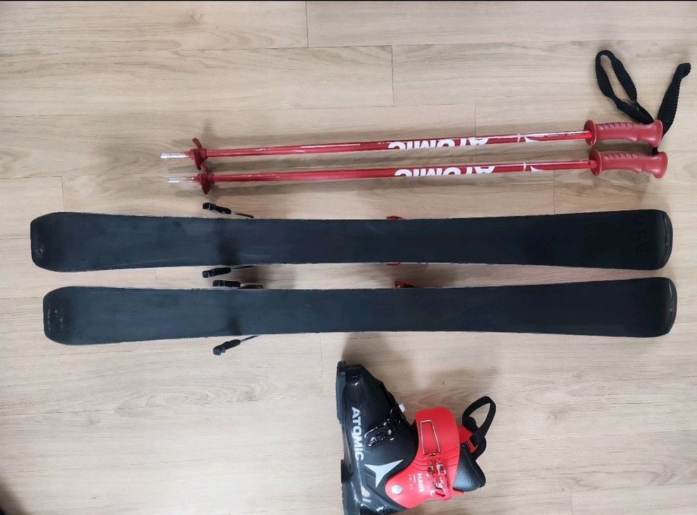 아토믹 주니어 스키 세트 팝니다 이미지