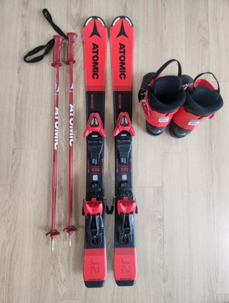 아토믹 주니어 스키 세트 팝니다 이미지