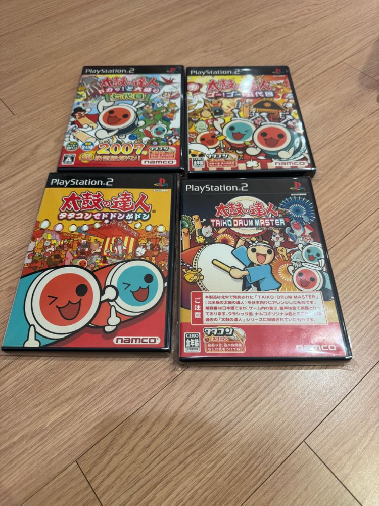 PS2 태고의달인 타타콘세트 + 소프트 10장 이미지
