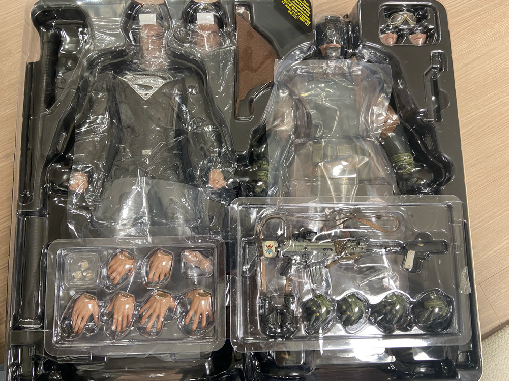 더인하) 저스티스리그 블랙슈퍼맨배트맨합본 +조드조엘--2