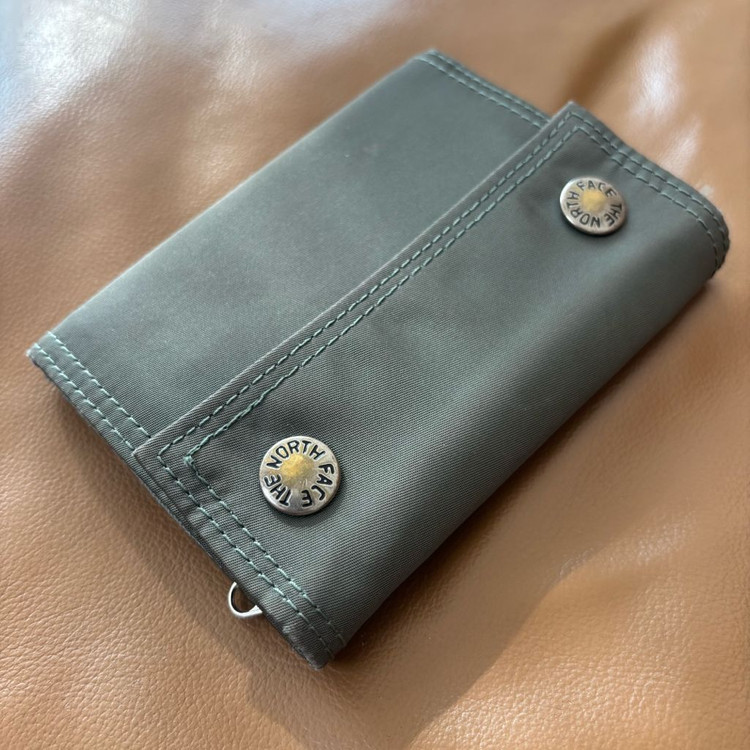 나나미카 노스페이스 퍼플라벨 폴딩 월렛 지갑 카키 카모 이미지