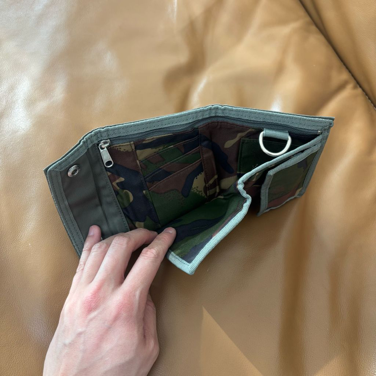 나나미카 노스페이스 퍼플라벨 폴딩 월렛 지갑 카키 카모 이미지