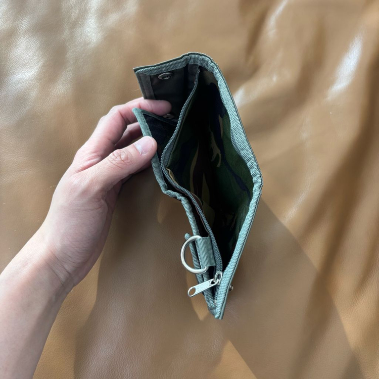 나나미카 노스페이스 퍼플라벨 폴딩 월렛 지갑 카키 카모 이미지