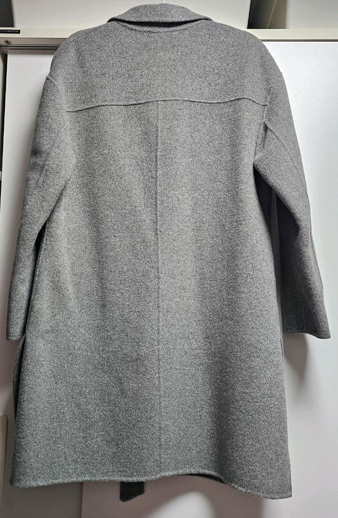 무자크 그레이 핸드메이드 코트 판매 이미지