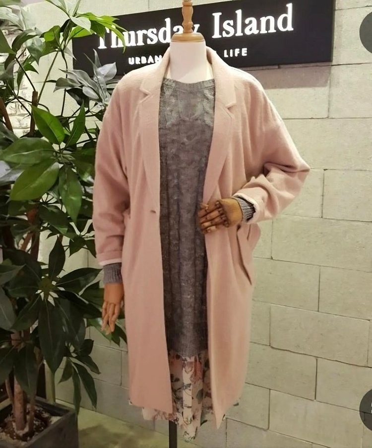 새상품 S , M 싱글 간절기 코트 써스데이아일랜드 t178mct231w 이미지