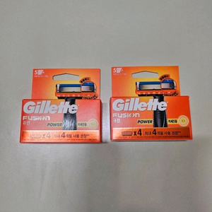 (새상품)질레트 퓨전파워면도날 8입 이미지