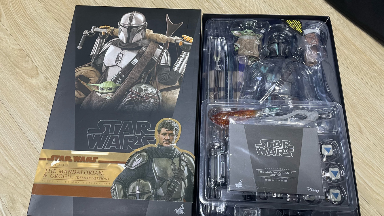 핫토이 만달로리안 디럭스 보부상 버전 tms052--0