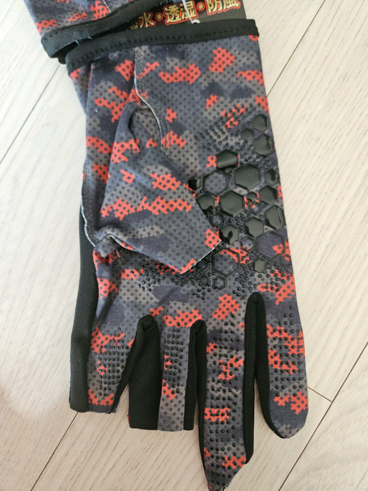 가마가츠 GM-7278 3컷 낚시 장갑 L--1