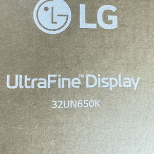 LG UltraFine 모니터 32UN650K 미개봉 이미지