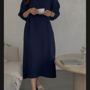 리우리우 피부가 예민한 사람도 편하고 세련되게 입기 좋은 거즈 원피스 프리 사이즈 새상품