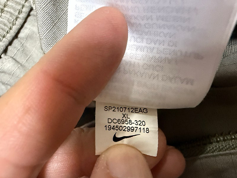 나이키 시티 메이드 우븐 카고 바지 남성용 34인치--8