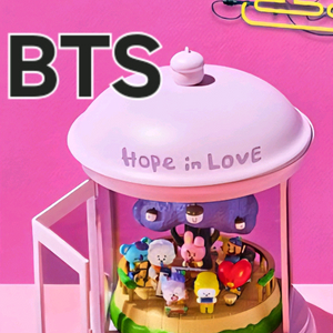 [미개봉 새 상품] 방탄소년단 BTS BT21 무드등 + 피규어 세트 이미지