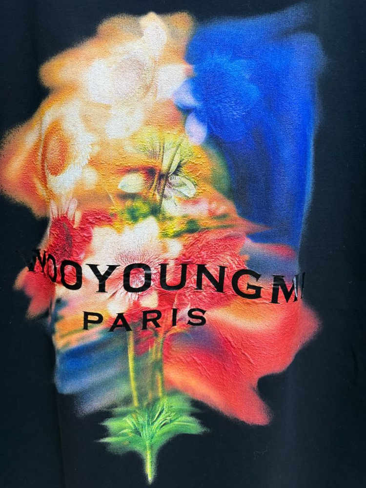 (정품, 50사이즈) 우영미 플라워 반팔티 이미지