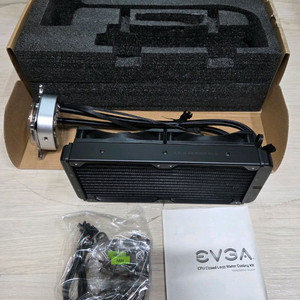 EVGA CLC 240MM CPU liquid cooler, 수냉 쿨러 이미지