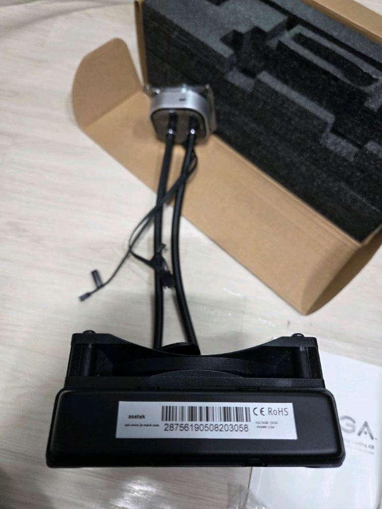 EVGA CLC 240MM CPU liquid cooler, 수냉 쿨러 이미지