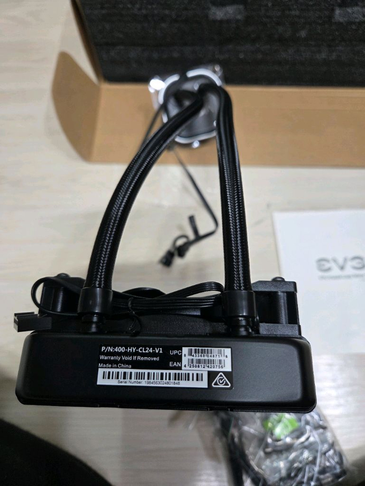 EVGA CLC 240MM CPU liquid cooler, 수냉 쿨러 이미지