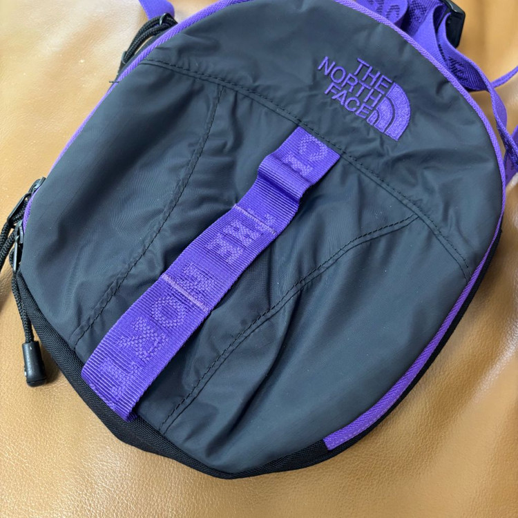 나나미카 노스페이스 퍼플라벨 샤코슈 크로스백 가방 퍼플 블랙 이미지