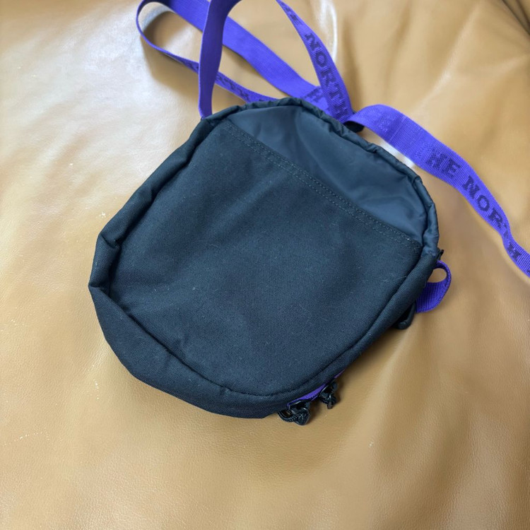 나나미카 노스페이스 퍼플라벨 샤코슈 크로스백 가방 퍼플 블랙 이미지