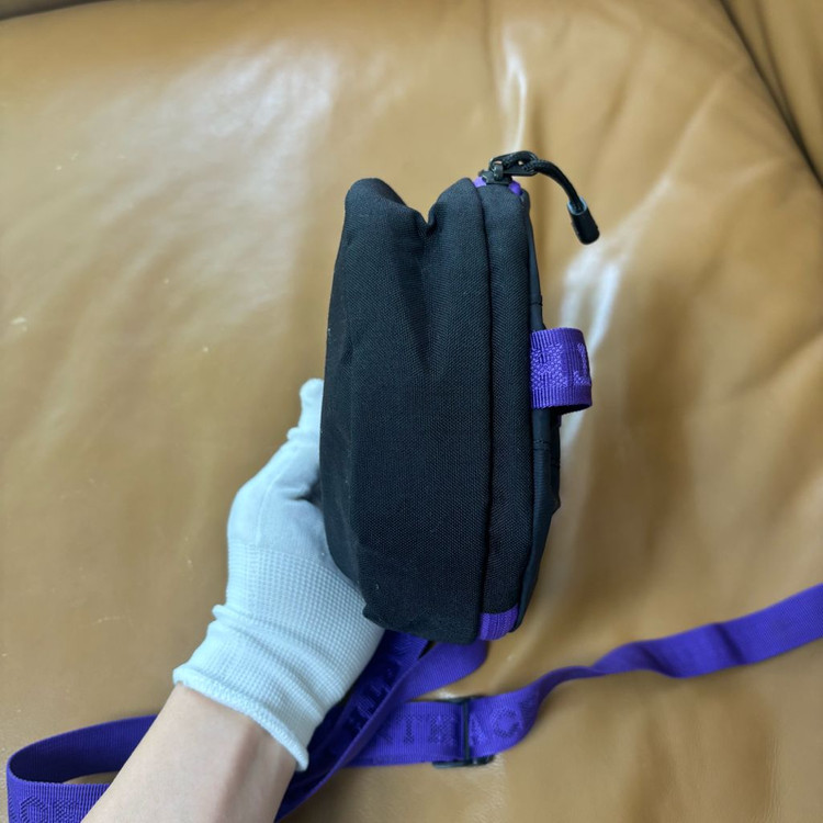 나나미카 노스페이스 퍼플라벨 샤코슈 크로스백 가방 퍼플 블랙 이미지