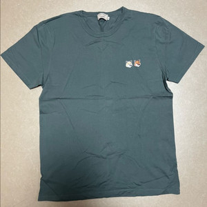 [XL]메종키츠네 더블폭스 반팔티 올리브그린 이미지