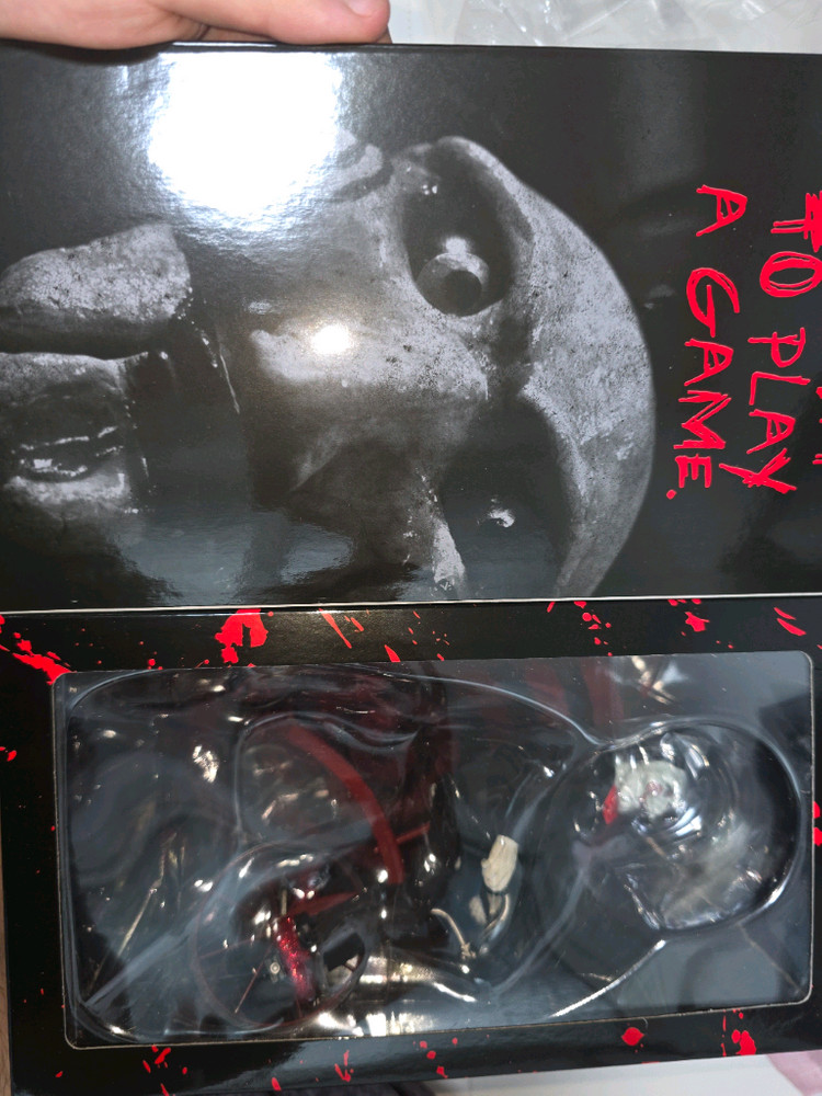 [우체국택배/핫토이x]공식 정품 라이센스 호러 피규어 쏘우 빌리 자전거 1/6스케일--3