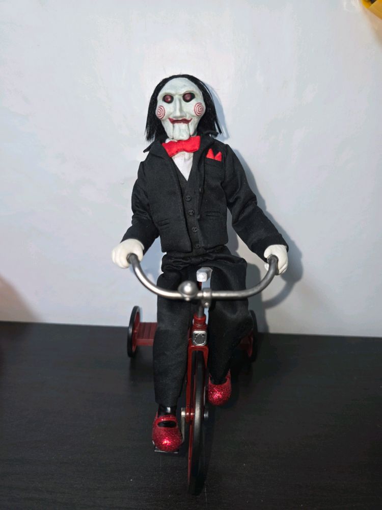 [우체국택배/핫토이x]공식 정품 라이센스 호러 피규어 쏘우 빌리 자전거 1/6스케일--7