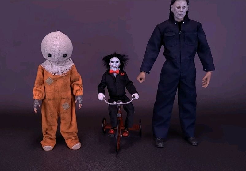 [우체국택배/핫토이x]공식 정품 라이센스 호러 피규어 쏘우 빌리 자전거 1/6스케일--9