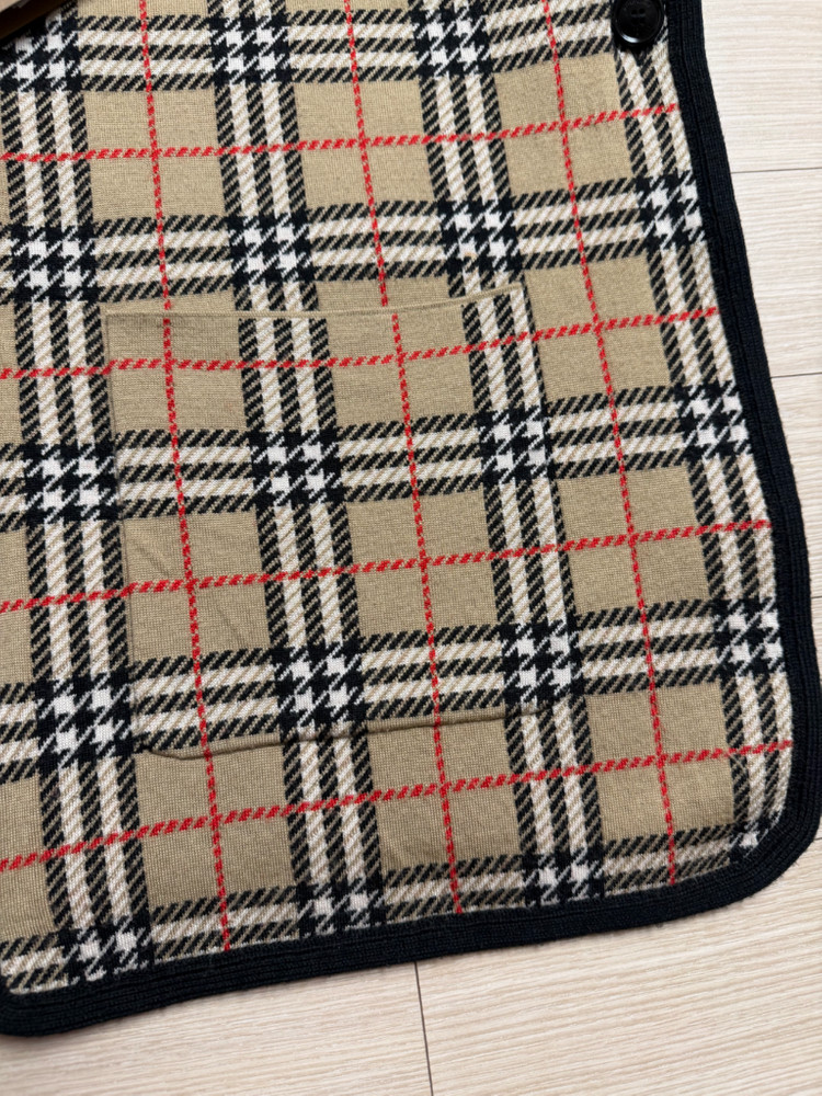 버버리 키즈 판초 케이프(망토) 사이즈L--4