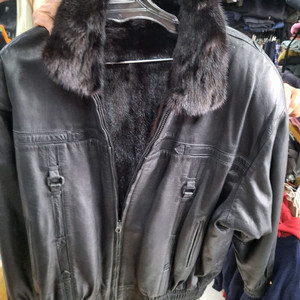 가죽잠바ㅡ(모피ㅡ양가죽 ) 이미지