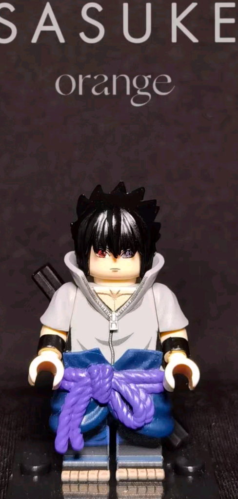 레고 나루토 커스텀 피규어 판매합니다 오렌지 사스케v1 이미지