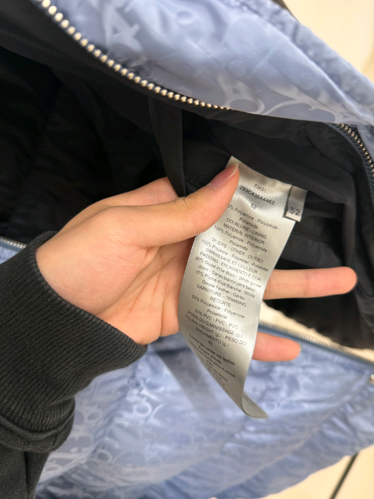 디올 오블리크 셔츠 패딩 52--6