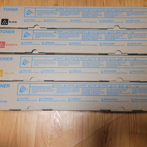 코니카미놀타용 TN324 토너 4색 세트 (C225/C258/C308/C368) 미사용 이미지