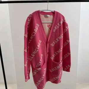 발렌시아가 멀티로고 롱 가디건 S