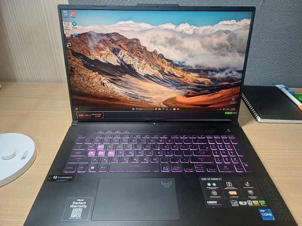 [S급/풀박스]ASUS TUF F17 (RTX 4070 /i7-13620H/32GB RAM/1TB/WIN11pro) 이미지