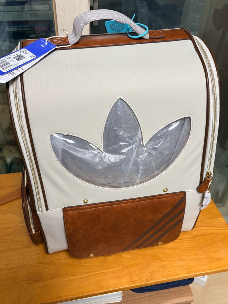 새제품 아디다스 강아지 고양이 이동장 캐리어 백팩 이미지