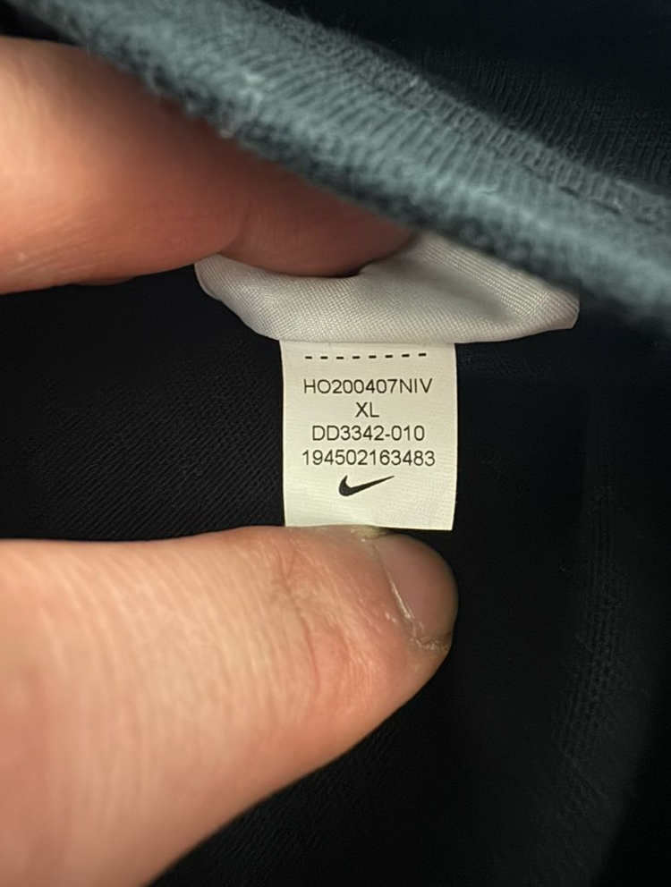 [XL] 105-110 나이키 스투시 월드투어 티셔츠 블랙 - US/EU 이미지