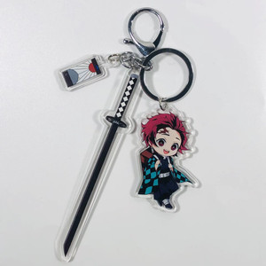귀멸의 칼날 귀살대 일륜도 캐릭터 총출동 신상품 아크릴 키링 열쇠고리 이미지