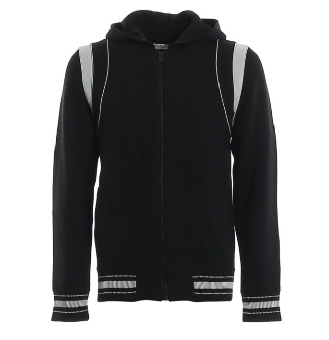 [새상품] 지방시 백로고 니트 봄버 바시티 후드 자켓--1