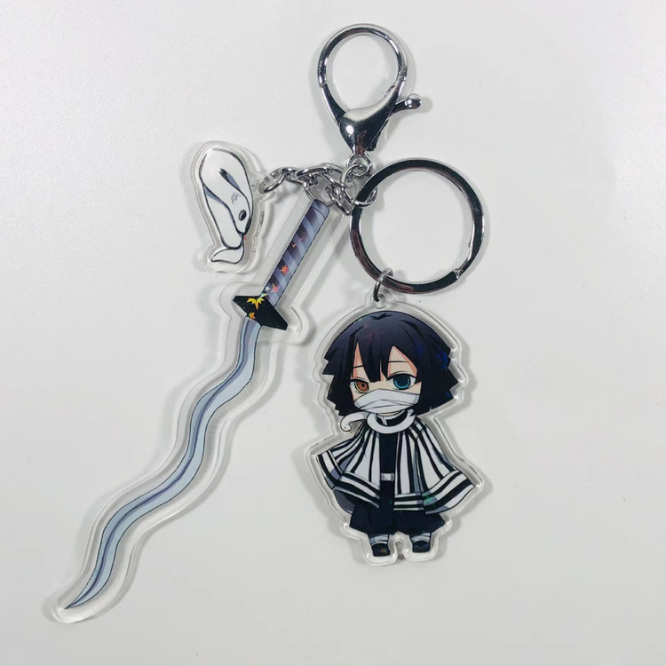 귀멸의 칼날 귀살대 일륜도 캐릭터 총출동 신상품 아크릴 키링 열쇠고리 이미지