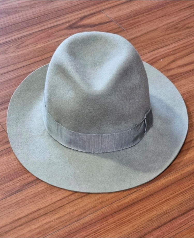 카시라 CA4LA 고급 양모 펠터 페도라 55~57cm 남여공용 모자 이미지