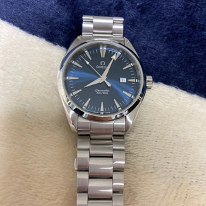 오메가 아쿠아테라 39미리 쿼츠 청판 이미지