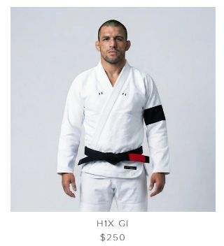 A급) 주짓떼로 H1X 화이트 주짓수 도복 이미지